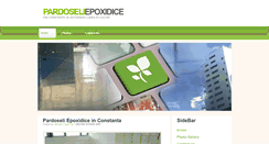 Desktop Screenshot of pardoseliepoxidice.com